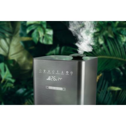 Concept ZV2021 - Ilmankostutin aromadiffuuserilla PERFECT AIR SMART 4,6 l 110 W/230 V Wi-Fi antrasiitti + kaukosäädin