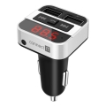 CONNECT IT CCC-8800-SL - FM-lähetin autoon handsfree-toiminnolla musta/hopea