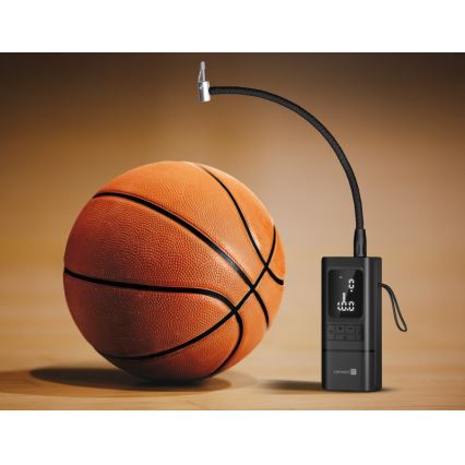 CONNECT IT CFF-4500-BK - Digitaalinen taskukokoinen AirFlow-kompressori 80 W/6000 mAh, musta