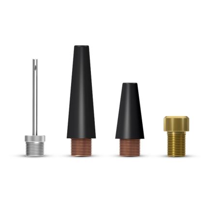 CONNECT IT CFF-4500-BK - Digitaalinen taskukokoinen AirFlow-kompressori 80 W/6000 mAh, musta