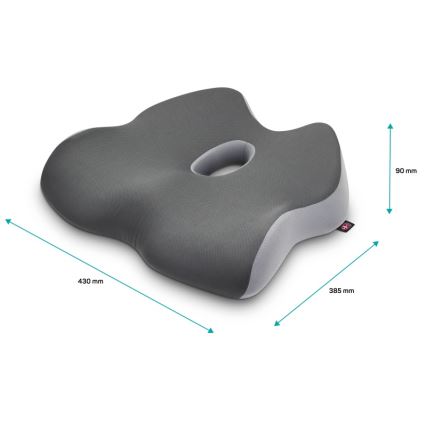 CONNECT IT CFH-5901-GY - Ergonominen tuolinpehmuste harmaa