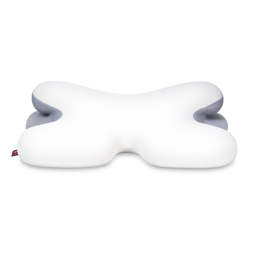 CONNECT IT CFH-6030-WH - Virgo anatominen tyyny valkoinen/harmaa