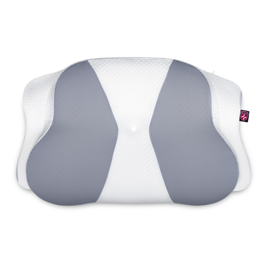 CONNECT IT CFH-6032-WH - Anatominen tyyny Gemini valkoinen/harmaa