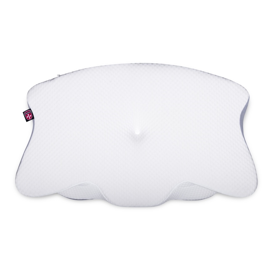 CONNECT IT CFH-6032-WH - Anatominen tyyny Gemini valkoinen/harmaa