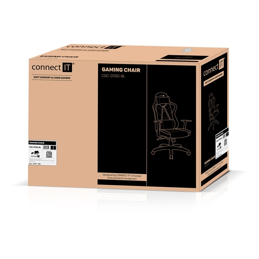 CONNECT IT CGC-0700-BL - Pelituoli LeMans Pro musta/sininen