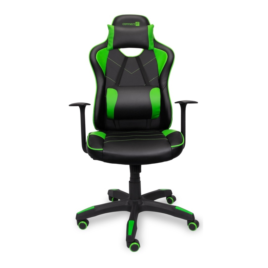 CONNECT IT CGC-0700-GR - Pelituoli LeMans Pro musta/vihreä