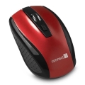 CONNECT IT CI-1224 - Langaton hiiri 800/1200/1600 DPI, 2× AAA-paristoa, musta/punainen