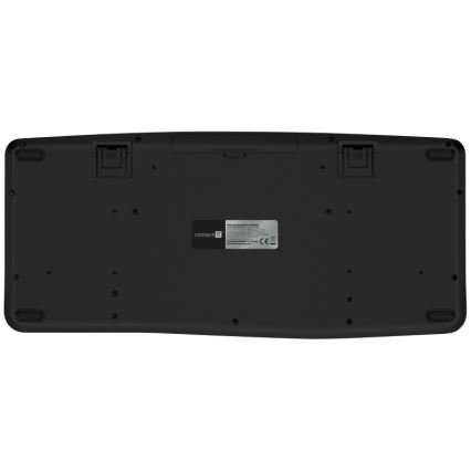 CONNECT IT CKM-6010-CS - Ergonominen langaton näppäimistö ja hiiri 800/1200/1600/2400 DPI CZ/SK-lokalisaatiolla 1xAA + 2xAAA musta