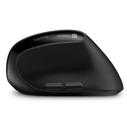 CONNECT IT CKM-6010-CS - Ergonominen langaton näppäimistö ja hiiri 800/1200/1600/2400 DPI CZ/SK-lokalisaatiolla 1xAA + 2xAAA musta
