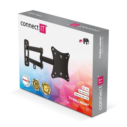 CONNECT IT CMH-2010-BK - TV-seinäteline 13-27” musta
