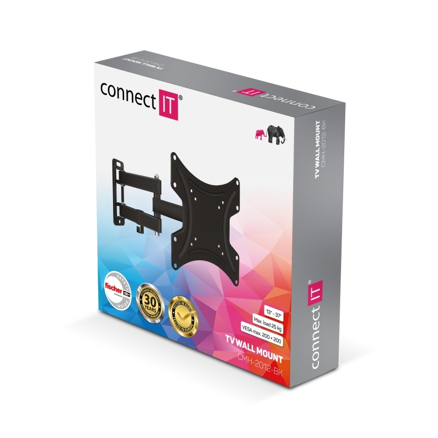 CONNECT IT CMH-2012-BK - Seinäteline TV:lle 13-37” musta