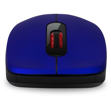 CONNECT IT CMO-2230-BL - Langaton hiljainen hiiri MUTE 1200 DPI 1xAA musta/sininen