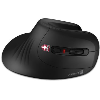 CONNECT IT CMO-2900-BK - Ergonominen langaton hiiri 800/1200/1600 DPI 1xAA musta