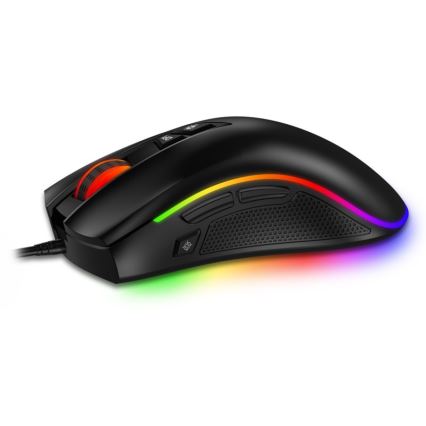 CONNECT IT CMO-3591-BK - Langallinen LED RGB -pelihiiri 500-7200 DPI musta