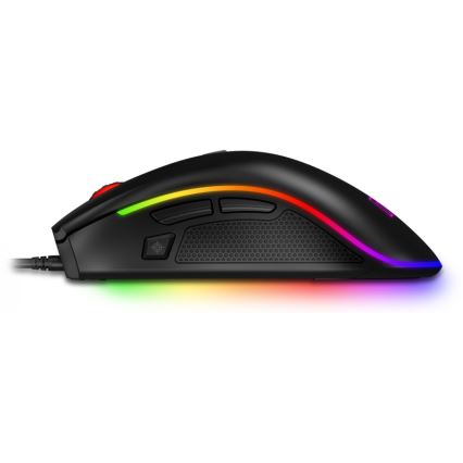 CONNECT IT CMO-3591-BK - Langallinen LED RGB -pelihiiri 500-7200 DPI musta