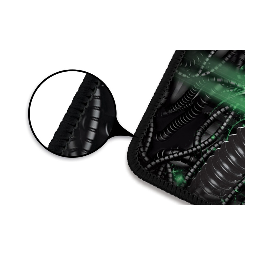 CONNECT IT CMP-1110-LG - Näppäimistö- ja hiirimatto 88,6x24,5 cm musta/vihreä