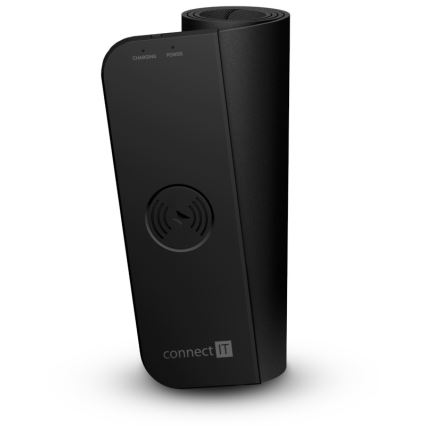 CONNECT IT CMP-2500-LG - Näppämistön matto ja hiiri kanssa Qi langaton lataus 80x30 cm musta