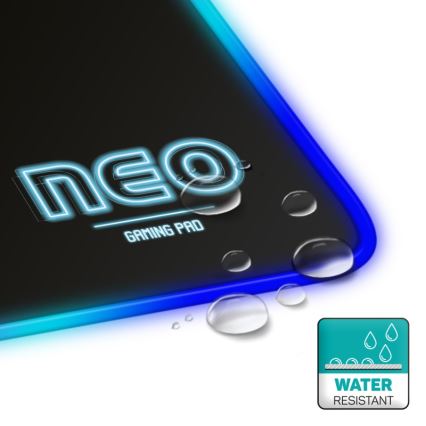 CONNECT IT CMP-3100-LG - LED RGB Pelinäppäimistö ja hiirimatto 80x30 cm musta