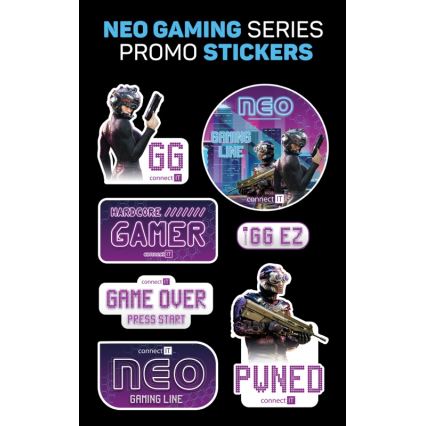 CONNECT IT CMP-3100-LG - LED RGB Pelinäppäimistö ja hiirimatto 80x30 cm musta