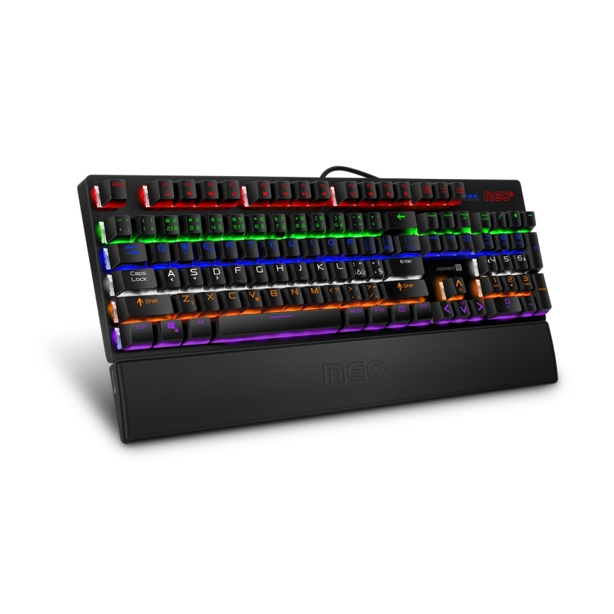 CONNECT IT CMP-3590-LG - Ergonominen näppäimistömatto musta