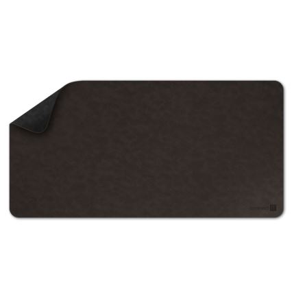 CONNECT IT CMP-4030-LG - Kaksipuolinen näppäimistön ja hiiren alusta 90×40 cm musta/ruskea