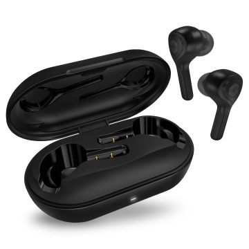 CONNECT IT HEP-5300-BK - Langattomat kuulokkeet mikrofonilla 300 mAh + 2x 35 mAh musta