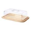 Continenta C3072 - Keittiön leikkuulauta kannella 38,5x25,5 cm kumiviikuna