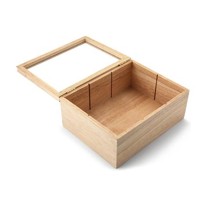 Continenta C3290 - Laatikko teepusseille 23x17,5 cm kumiviikuna