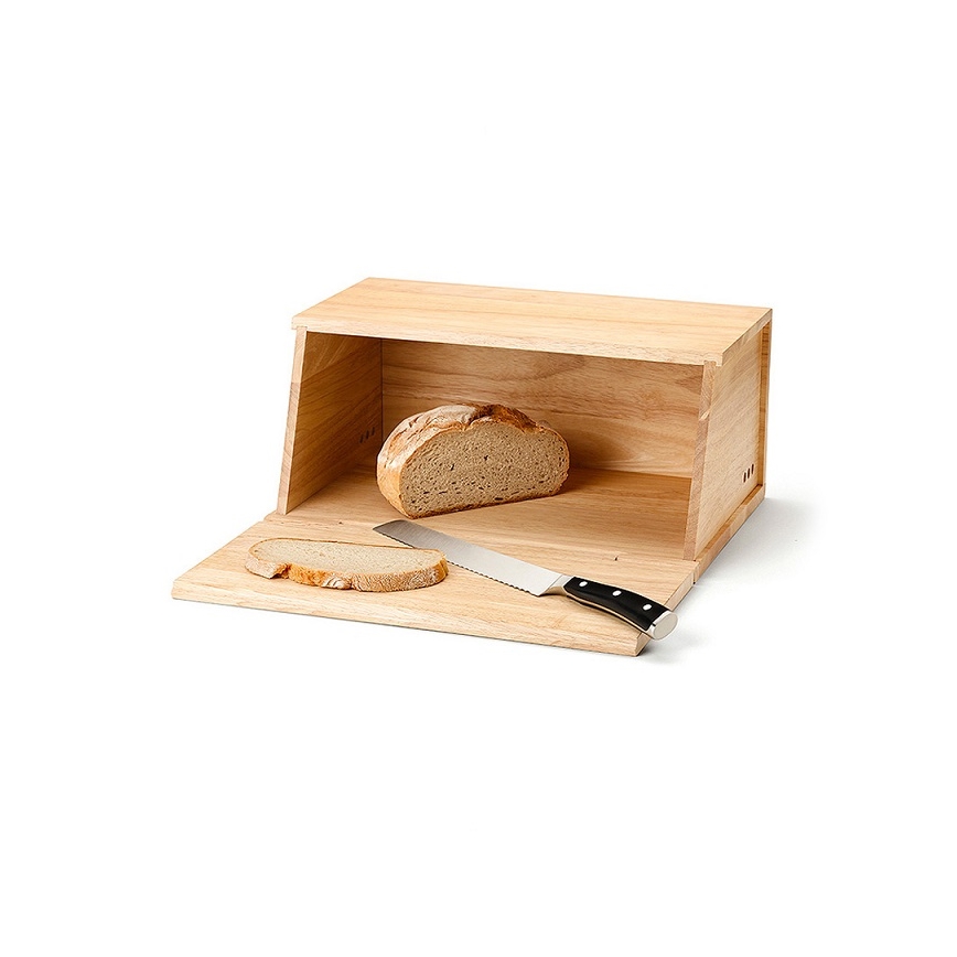 Continenta C3292 - Leipälaatikko 40x26 cm kumipuu