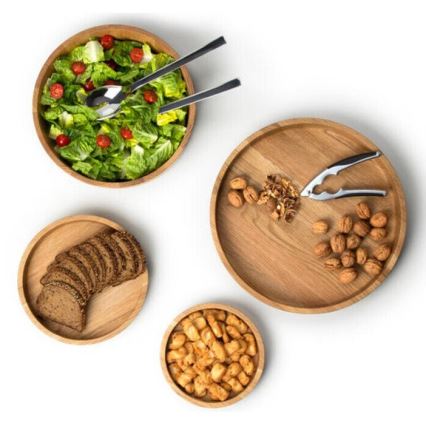 Continenta C4137 - Tarjoilukulho 26x10,3 cm tammi