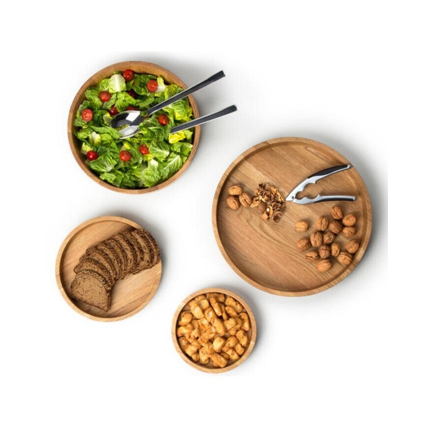 Continenta C4137 - Tarjoilukulho 26x10,3 cm tammi