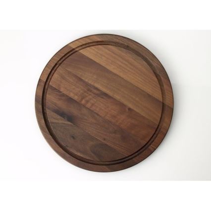 Continenta C4205 - Lauta pihvien tarjoilua varten d. 28 cm pähkinä