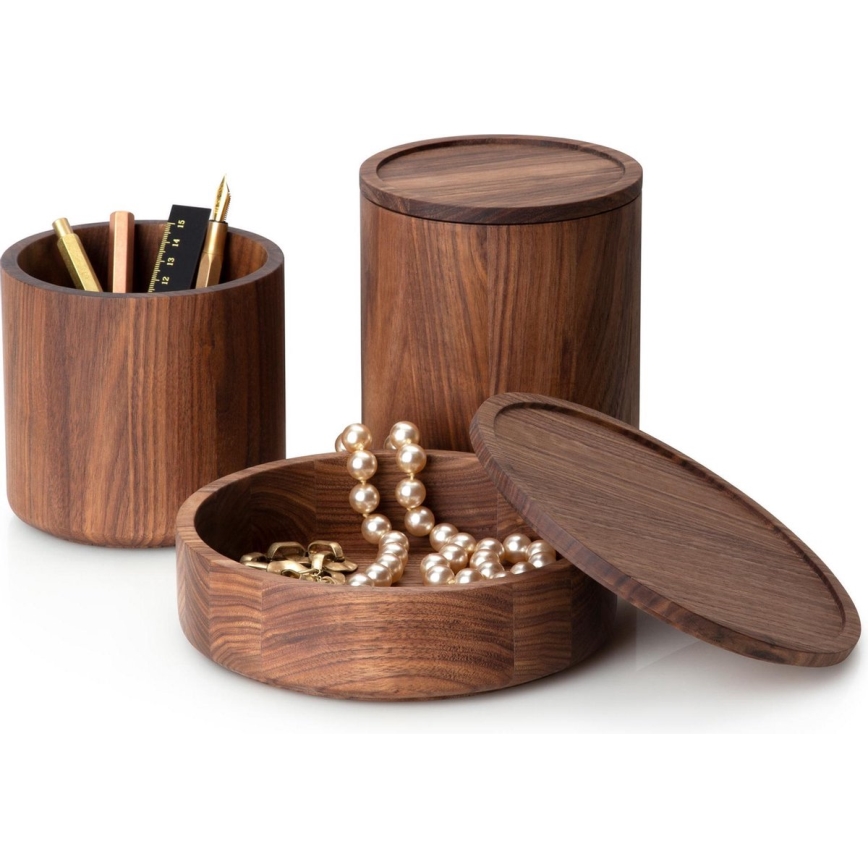 Continenta C4271 - Puulaatikko 19x6 cm pähkinäpuuta