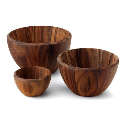 Continenta C4832 - Puinen kulho 15,5x9 cm akaasia