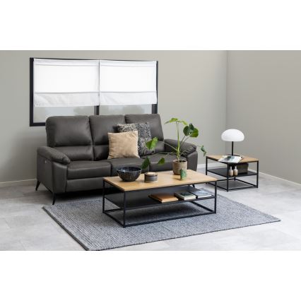 CORA-sohvapöytä, tammi/musta