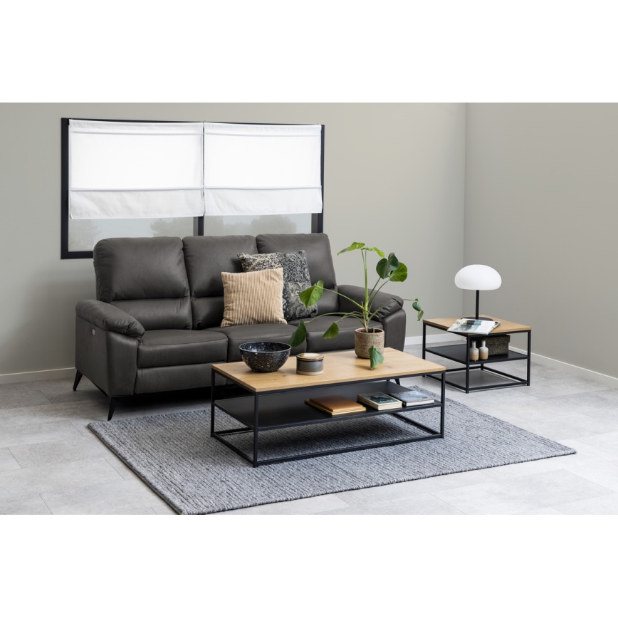 CORA-sohvapöytä, tammi/musta