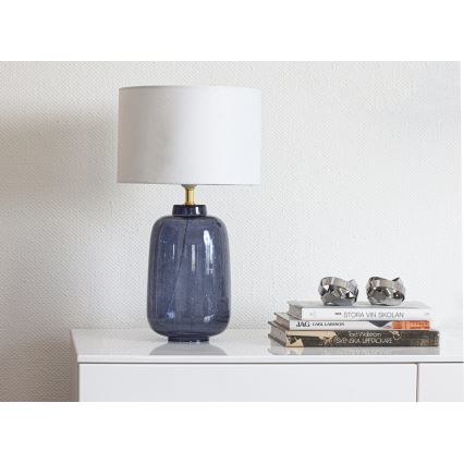 Cottex BLAKE – pöytälamppu, 1× E27-kanta, 8 W, 230 V, sininen