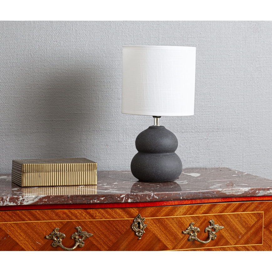 Cottex - Pöytävalaisin LUCIE 1xE14/8W/230V harmaa