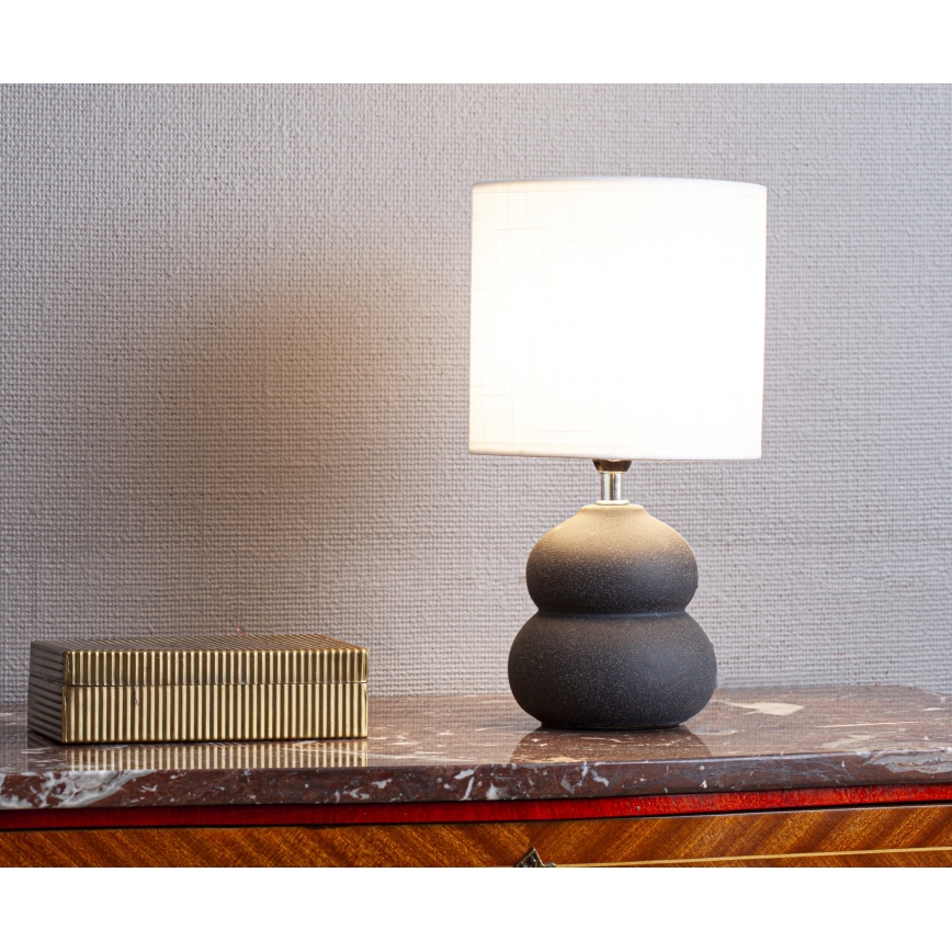 Cottex - Pöytävalaisin LUCIE 1xE14/8W/230V harmaa