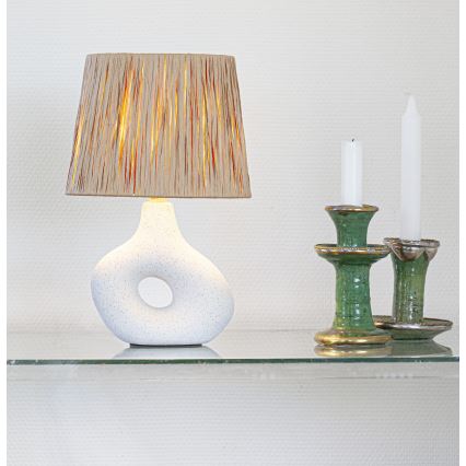 Cottex - Pöytävalaisin LUKE 1xE14/8W/230V kermanvärinen