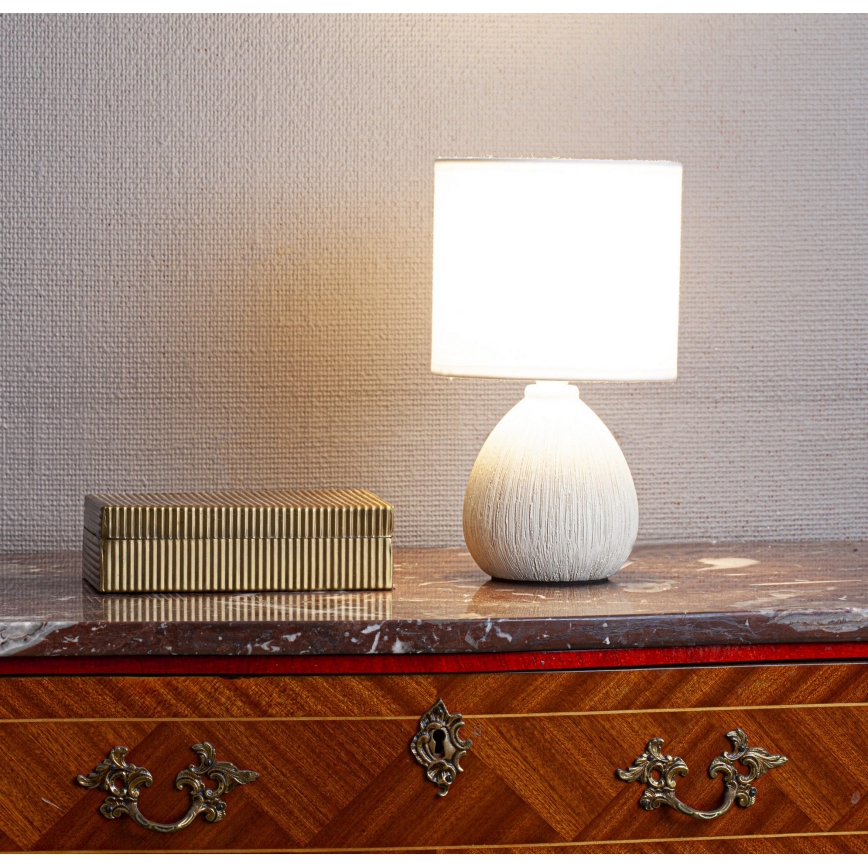 Cottex - Pöytävalaisin MADISON 1xE14/8W/230V kermanvärinen