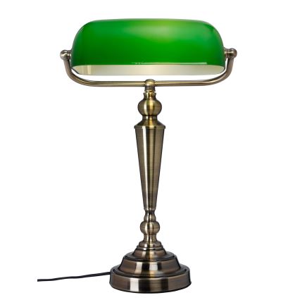 Cottex - Pöytälamppu THE BANKER 1xE27/60W/230V