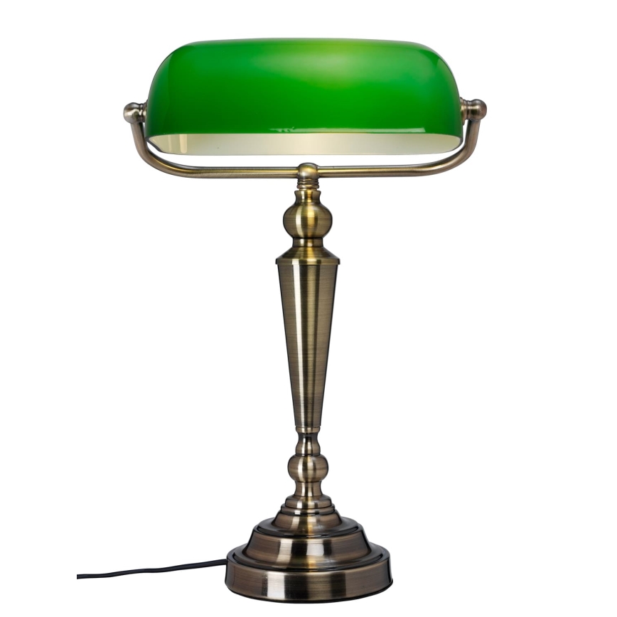 Cottex - Pöytälamppu THE BANKER 1xE27/60W/230V