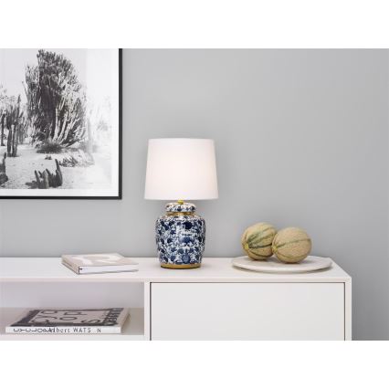 Cottex - Pöytävalaisin KLASSISK 1xE14/40W/230V sininen