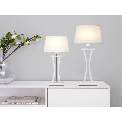 Cottex - Pöytävalaisin NEW CHELSEA 1xE14/40W/230V valkoinen