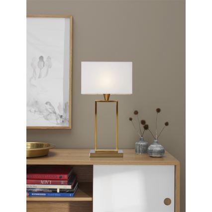 Cottex - Pöytälamppu KENSINGTON 1xE14/40W/230V kultainen