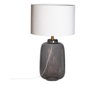 Cottex - Pöytävalaisin BLAKE 1xE27/8W/230V harmaa