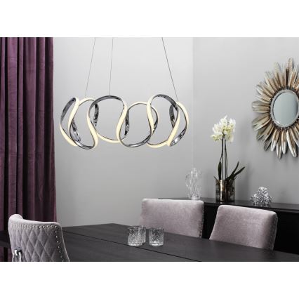 Cottex - LED riippuvalaisin vaijerilla WAVE LED/40W/230V