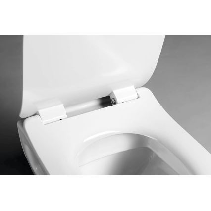 Creavit - PAULA seinään asennettava WC, keramiikka, valkoinen