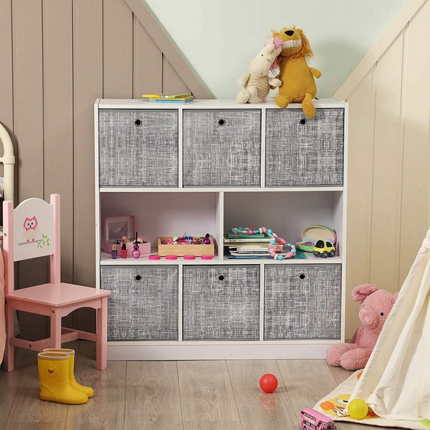 CURAN säilytyslaatikko 6 kpl, harmaa